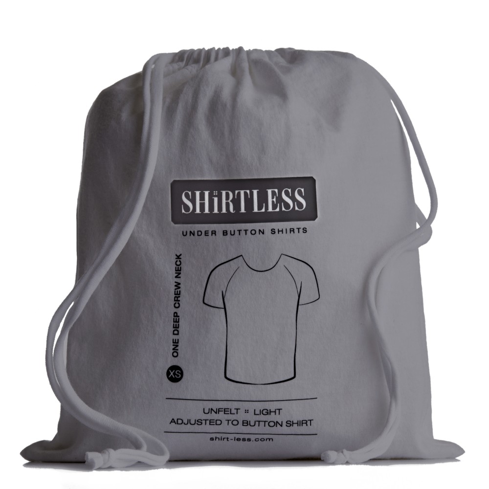 Grey V-Neck Undershirt (2-pack) main image 0