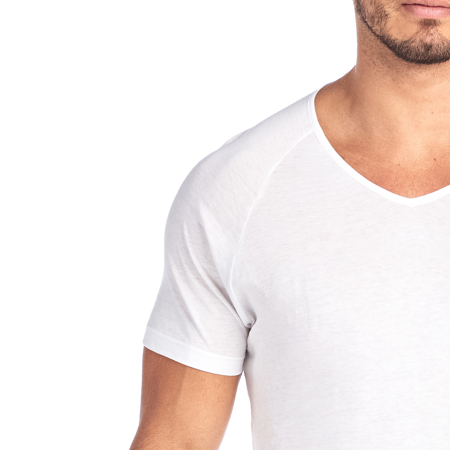 SHIRTLESS | Deep V-Neck Undershirt | Grey